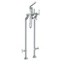 Watermark - Floor Standing Bath Set with Hand Shower and Shut-Off Valves - Vintage Copper