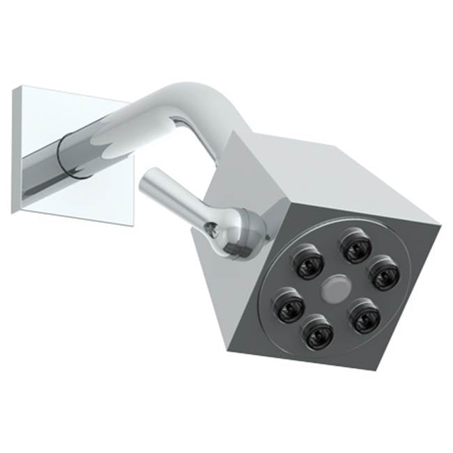 Watermark - Wall Mounted Showerhead, 2-3/4'' sq with 6-1/4'' Arm and Flange - Vintage Copper