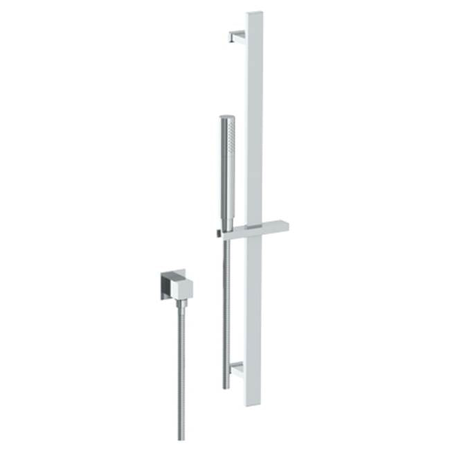 Watermark - Positioning Bar Shower Kit with Slim Hand Shower and 69'' Hose - Vintage Copper