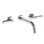 Watermark - Wall Mounted 3 Hole Lavatory Set with 8 1/2'' CTC Spout - Vintage Copper