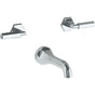 Watermark - Wall Mounted 3 Hole Bath Set - Vintage Copper