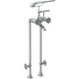 Watermark - Floor Standing Bath Set with Hand Shower and Shut-Off Valves - Vintage Copper