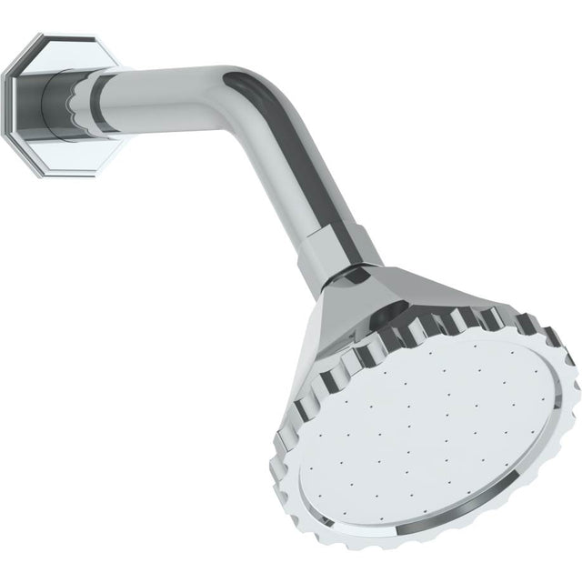Watermark - Wall Mounted Showerhead, 4'' dia with 7-3/8'' Arm and Flange - Vintage Copper