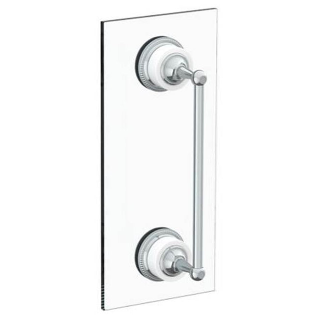 Watermark - Venetian 18'' Shower Door Pull/ Glass Mount Towel Bar - Vintage Copper