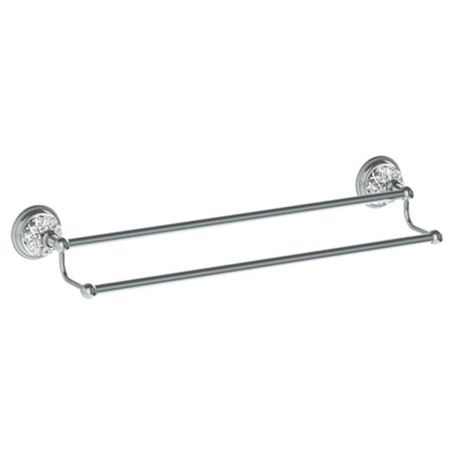 Watermark - Wall Mounted Double Towel Bar, 24'' - Vintage Copper