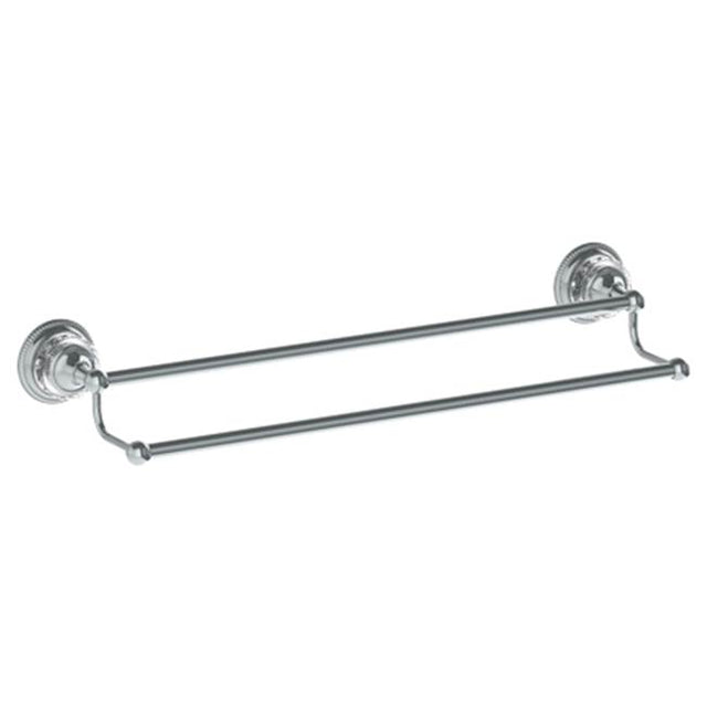 Watermark - Wall Mounted Double Towel Bar, 24'' - Vintage Brass