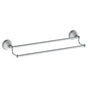 Watermark - Wall Mounted Double Towel Bar, 24'' - Vintage Copper