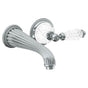 Watermark - Wall Mounted 2 Hole Lavatory Set with 8 1/4'' CTC Spout - Vintage Copper