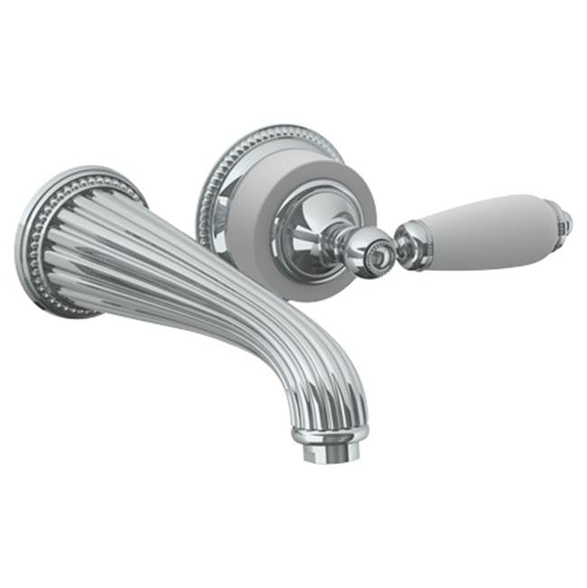 Watermark - Wall Mounted 2 Hole Lavatory Set with 8 1/4'' CTC Spout - Vintage Copper