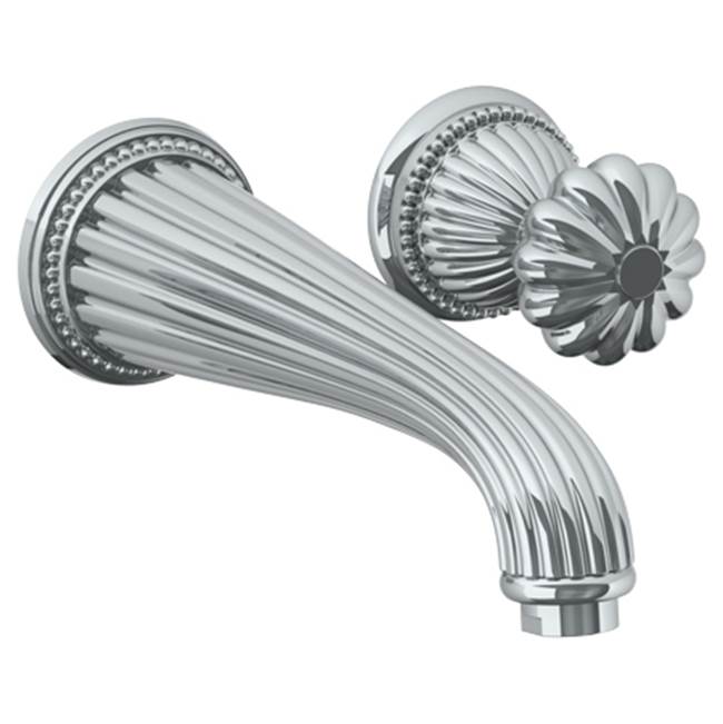 Watermark - Wall Mounted 2 Hole Lavatory Set with 8 1/4'' CTC Spout - Vintage Copper