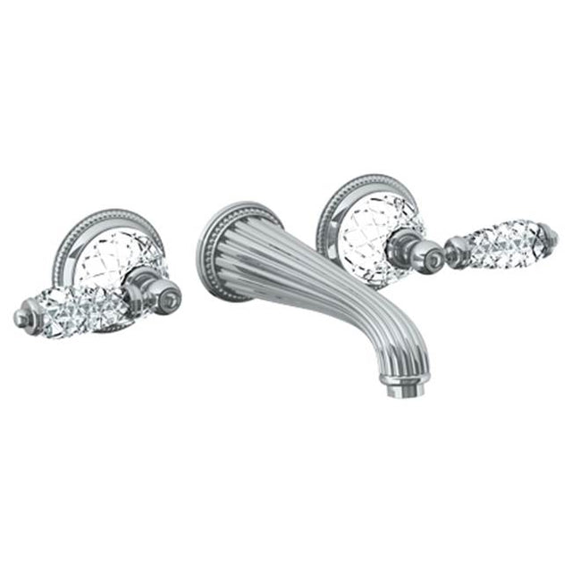 Watermark - Wall Mounted 3 Hole Lavatory Set with 8 1/4'' CTC Spout - Vintage Copper