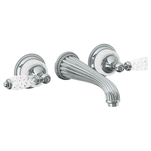 Watermark - Wall Mounted 3 Hole Lavatory Set with 8 1/4'' CTC Spout - Vintage Copper