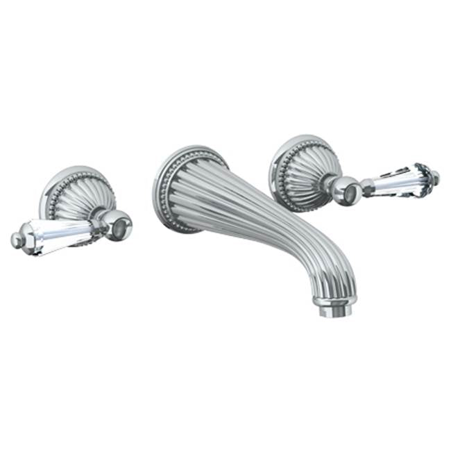 Watermark - Wall Mounted 3 Hole Lavatory Set with 8 1/4'' CTC Spout - Vintage Copper