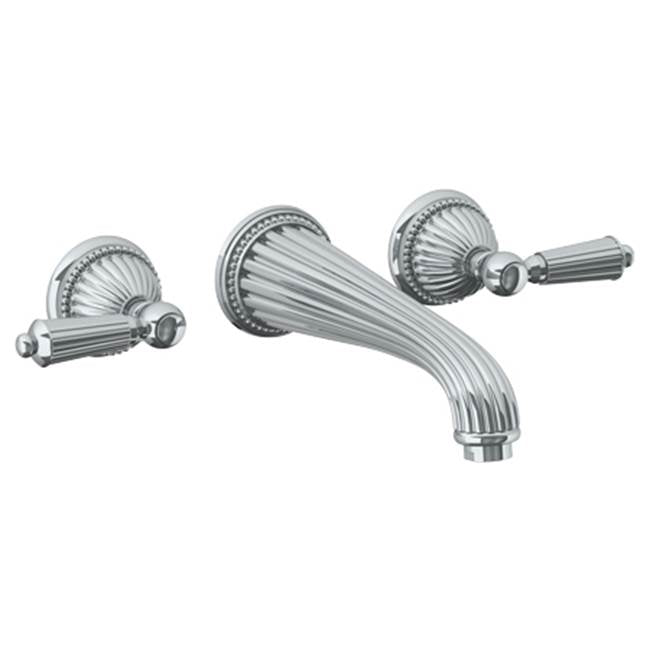 Watermark - Wall Mounted 3 Hole Lavatory Set with 8 1/4'' CTC Spout - Vintage Copper