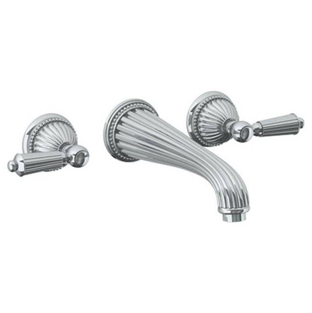 Watermark - Wall Mounted 3 Hole Lavatory Set with 8 1/4'' CTC Spout - Vintage Copper