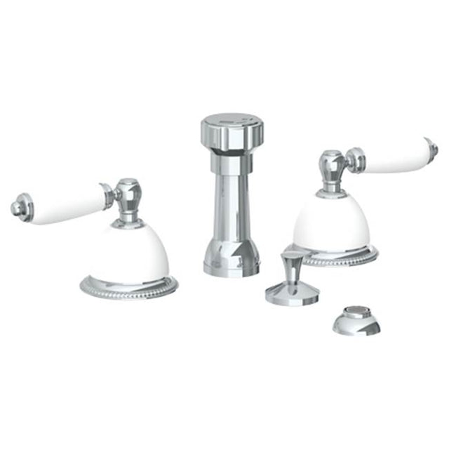 Watermark - Deck Mounted 4-Hole Bidet - Vintage Copper