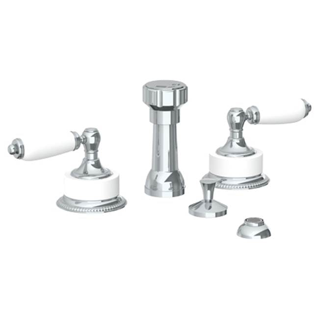 Watermark - Deck Mounted 4-Hole Bidet - Vintage Copper
