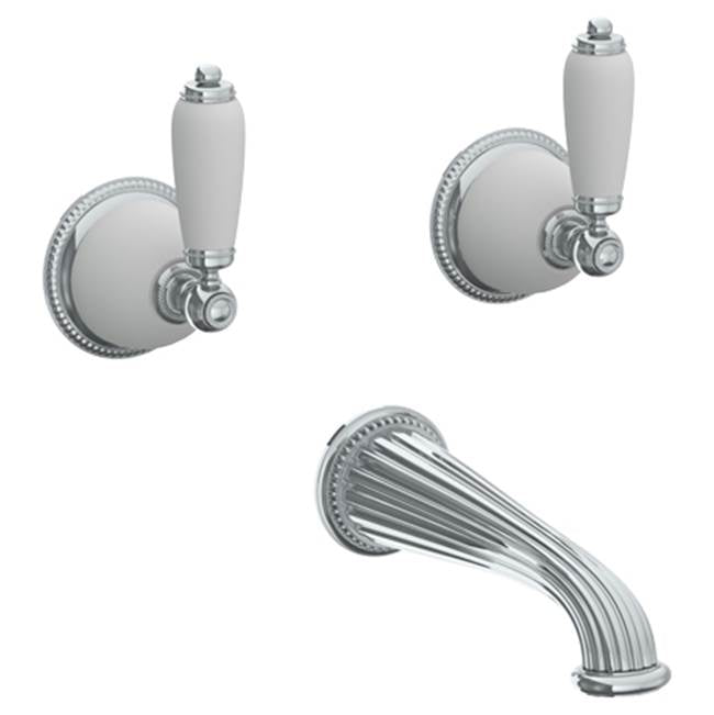 Watermark - Wall Mounted 3 Hole Bath Set - Vintage Copper