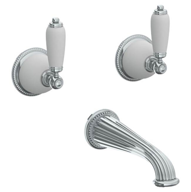 Watermark - Wall Mounted 3 Hole Bath Set - Vintage Copper