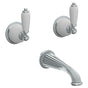 Watermark - Wall Mounted 3 Hole Bath Set - Vintage Copper