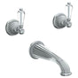 Watermark - Wall Mounted 3 Hole Bath Set - Vintage Copper