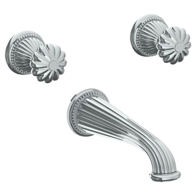 Watermark - Wall Mounted 3 Hole Bath Set - Ebony