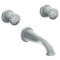 Watermark - Wall Mounted 3 Hole Bath Set - Ebony