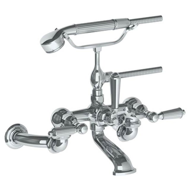 Watermark - Wall Mounted Exposed Bath Set with Hand Shower - Vintage Copper
