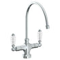 Watermark - Deck Mounted 1 Hole Kitchen Faucet with 9 3/4'' spout - Vintage Copper