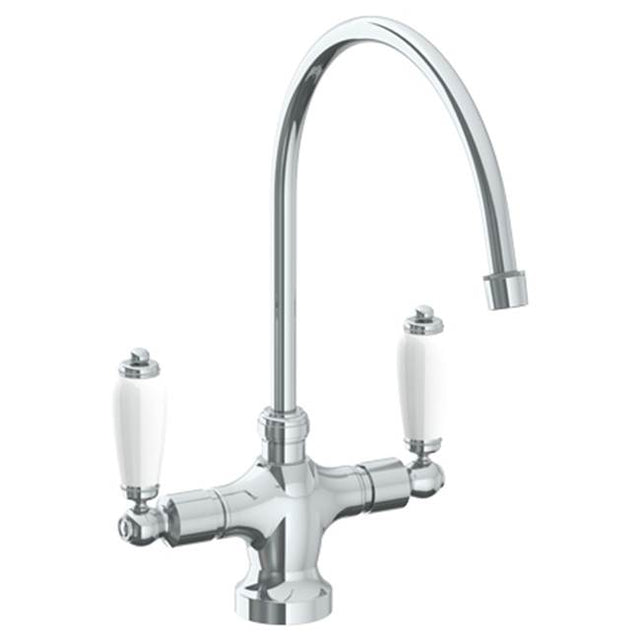 Watermark - Deck Mounted 1 Hole Kitchen Faucet with 9 3/4'' spout - Vintage Copper