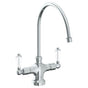 Watermark - Deck Mounted 1 Hole Kitchen Faucet with 9 3/4'' spout - Vintage Copper