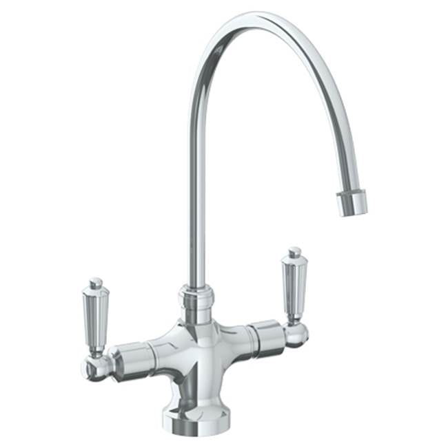 Watermark - Deck Mounted 1 Hole Kitchen Faucet with 9 3/4'' spout - Vintage Copper