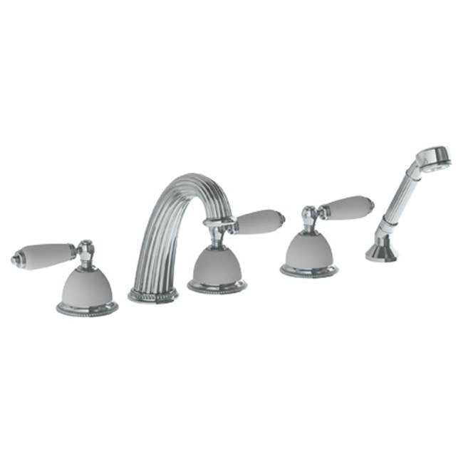Watermark - Deck Mounted 5 Hole Bath Set - Vintage Copper