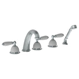 Watermark - Deck Mounted 5 Hole Bath Set - Vintage Copper