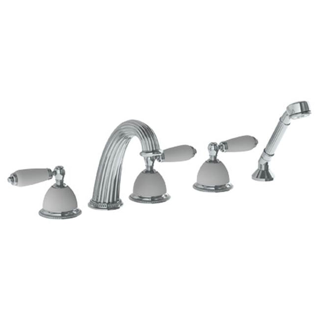 Watermark - Deck Mounted 5 Hole Bath Set - Vintage Copper