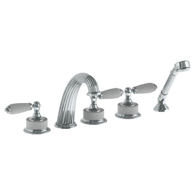 Watermark - Deck Mounted 5 Hole Bath Set - Vintage Copper