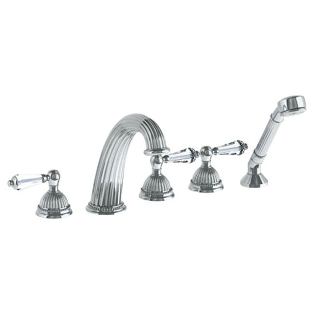 Watermark - Deck Mounted 5 Hole Bath Set - Vintage Copper