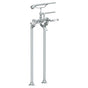 Watermark - Floor Standing Bath Set with Hand Shower - Vintage Copper