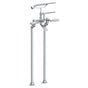 Watermark - Floor Standing Bath Set with Hand Shower - Vintage Copper
