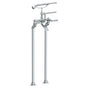 Watermark - Floor Standing Bath Set with Hand Shower - Vintage Copper
