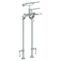 Watermark - Floor Standing Bath Set with Hand Shower and Shut-Off Valves - Vintage Copper