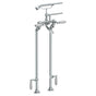 Watermark - Floor Standing Bath Set with Hand Shower and Shut-Off Valves - Vintage Copper