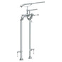Watermark - Floor Standing Bath Set with Hand Shower and Shut-Off Valves - Vintage Copper