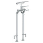 Watermark - Floor Standing Bath Set with Hand Shower and Shut-Off Valves - Vintage Copper