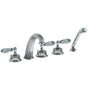 Watermark - Deck Mounted 5 Hole Bath Set - Vintage Copper