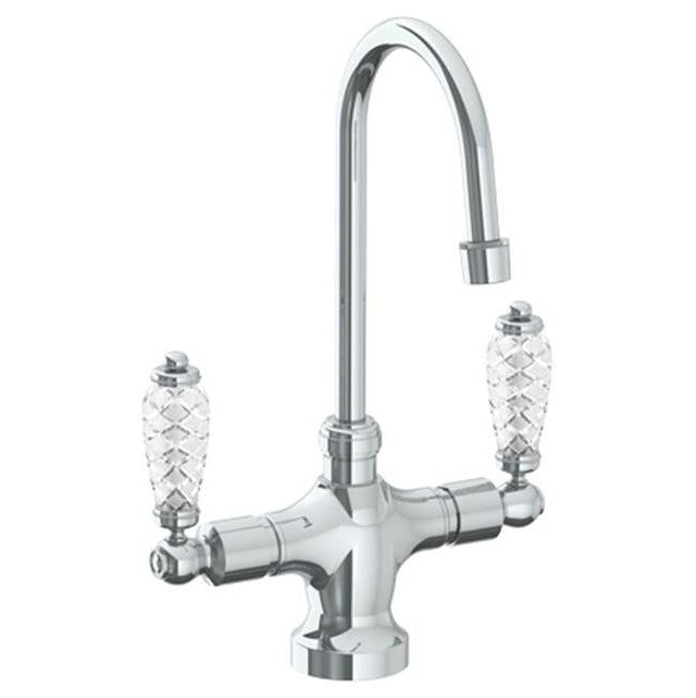 Watermark - Deck Mounted 1 Hole Kitchen Faucet with 4 1/2'' spout - Vintage Copper