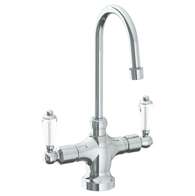 Watermark - Deck Mounted 1 Hole Kitchen Faucet with 4 1/2'' spout - Vintage Copper