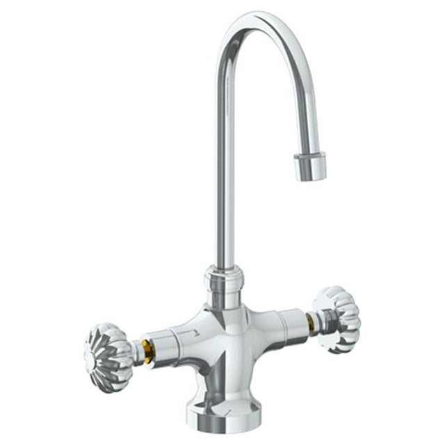 Watermark - Deck Mounted 1 Hole Kitchen Faucet with 4 1/2'' spout - Vintage Copper