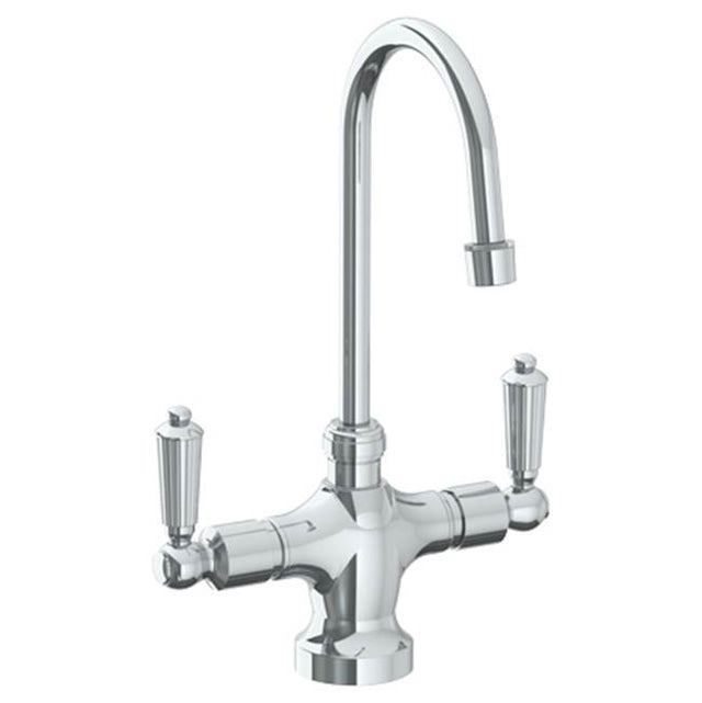 Watermark - Deck Mounted 1 Hole Kitchen Faucet with 4 1/2'' spout - Vintage Copper