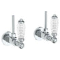 Watermark - Lavatory Angle Stop Kit -1/2'' Compression x 3/8'' OD Compression - Vintage Copper